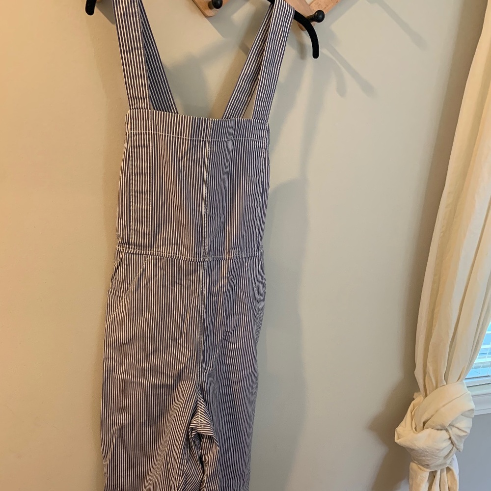 NWOT Free Assmebly striped overalls